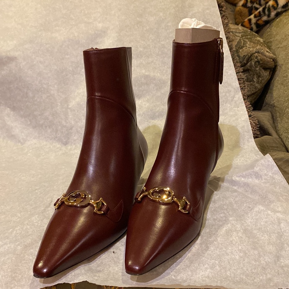 Gucci “vintage bordeau” boots - Picture 5 of 6